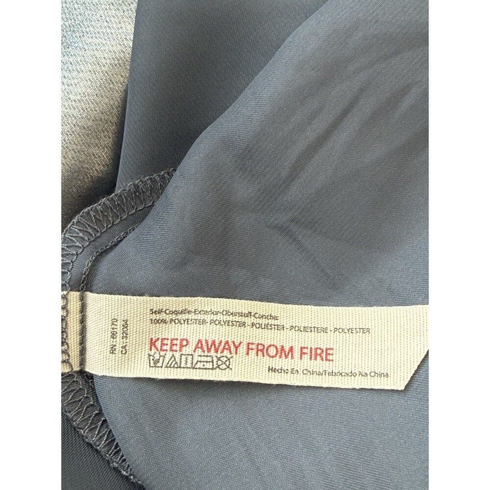 Intimately Free‎ People Dress Drop Everything Slip Dress Large Silver Metallic - Picture 5 of 8